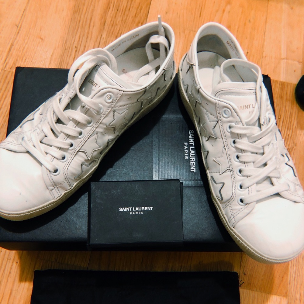 Saint Laurent Court Classic Cali Sneakers - Picture 4 of 11